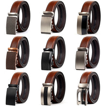 Load image into Gallery viewer, CETIRI 24 style men belt leather belt men automatic buckle high quality male Fashion jeans chain stretch solid luxury brand