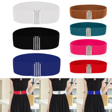 Load image into Gallery viewer, Women belt Skinny Elastic Ceinture Soft Leather Wide Self Tie Wrap Around Waist Band Simple Femme Vintage Dress Belt Accessories
