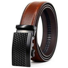 Load image into Gallery viewer, CETIRI 24 style men belt leather belt men automatic buckle high quality male Fashion jeans chain stretch solid luxury brand
