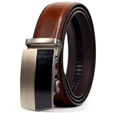 Load image into Gallery viewer, CETIRI 24 style men belt leather belt men automatic buckle high quality male Fashion jeans chain stretch solid luxury brand
