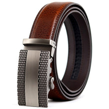 Load image into Gallery viewer, CETIRI 24 style men belt leather belt men automatic buckle high quality male Fashion jeans chain stretch solid luxury brand
