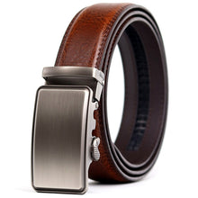 Load image into Gallery viewer, CETIRI 24 style men belt leather belt men automatic buckle high quality male Fashion jeans chain stretch solid luxury brand
