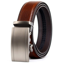Load image into Gallery viewer, CETIRI 24 style men belt leather belt men automatic buckle high quality male Fashion jeans chain stretch solid luxury brand
