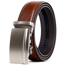 Load image into Gallery viewer, CETIRI 24 style men belt leather belt men automatic buckle high quality male Fashion jeans chain stretch solid luxury brand
