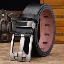Load image into Gallery viewer, [DWTS]belt male leather belt men genuine leather strap luxury pin buckle casual men belt ancy vintage jeans high quality
