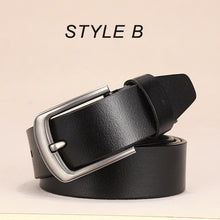 Load image into Gallery viewer, [DWTS]belt male leather belt men genuine leather strap luxury pin buckle casual men belt ancy vintage jeans high quality
