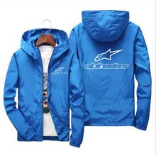 Load image into Gallery viewer, Alpinestars Spring Summer High Mountain Star Jacket Men&#39;s Street Windbreaker Hoodie Zipper Thin Jacket Men&#39;s Casual Jacket 7XL
